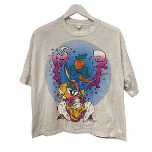 Vintage College ware USA '95 Warner Bros Sweet Dreamz Looney Tunes Bugs Bunny OS